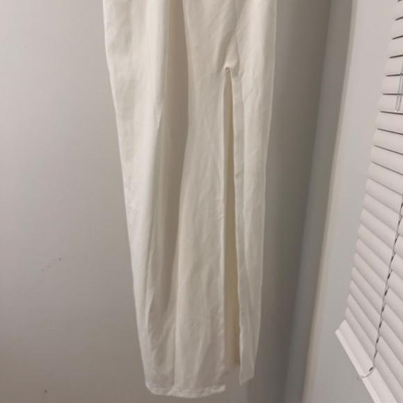 Nookie Lust One-Shoulder Gown Ivory Maxi Dress $339US Size L Made In Australia - Picture 7 of 14